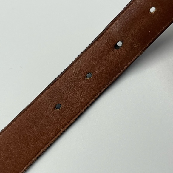 Vintage Coach Men’s Black Leather Brass Hardware Belt Great Condition 36/90 - Picture 4 of 8